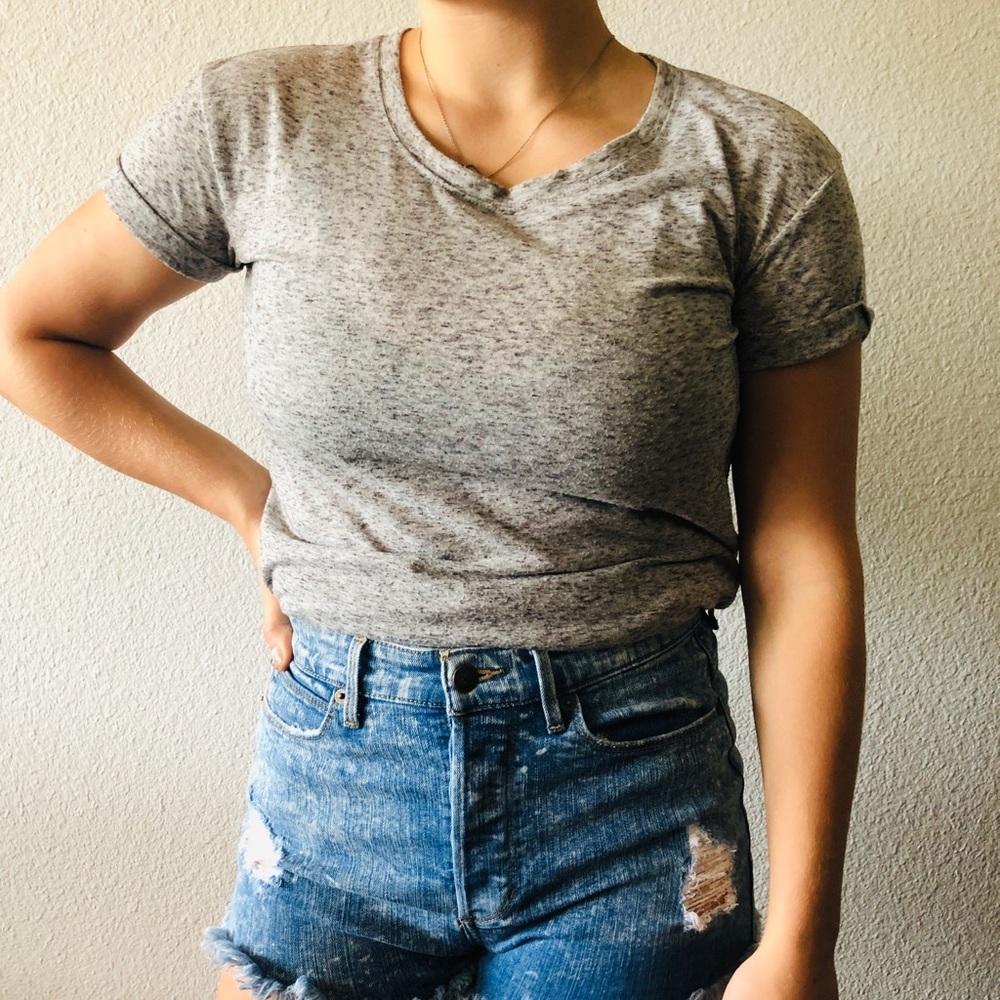 Gray soft T-shirt